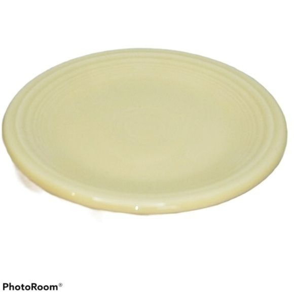 Fiestaware Plate Fiesta Salad Homer Laughlin Ivory DISH CREAM - Picture 1 of 5